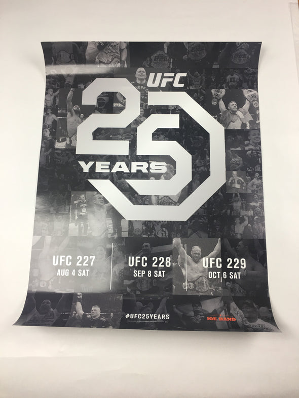 UFC 25 Years - 2018 Poster 227, 228, 229
