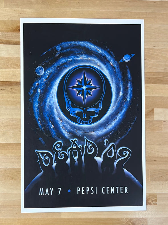 The (Grateful) Dead - 2009 EMEK poster Pepsi Center Denver, CO