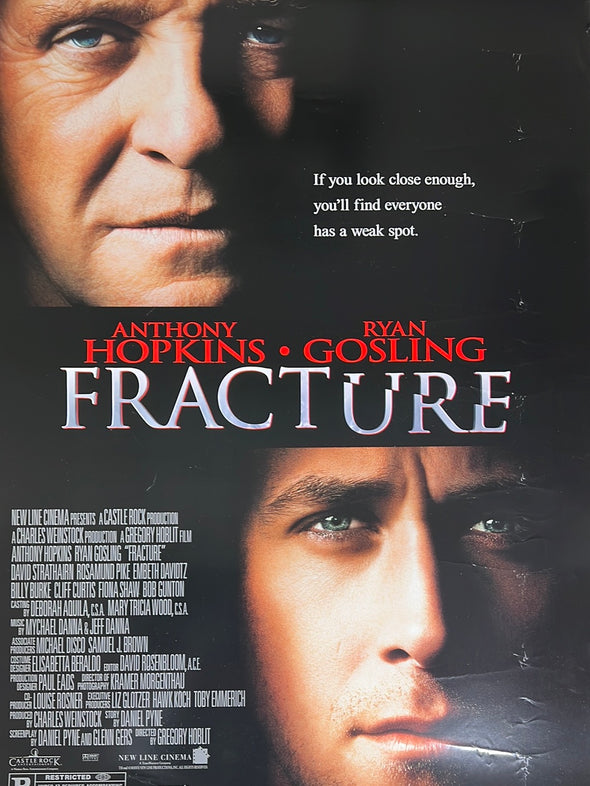 Fracture - 2007 video promo movie poster original vintage 27x40