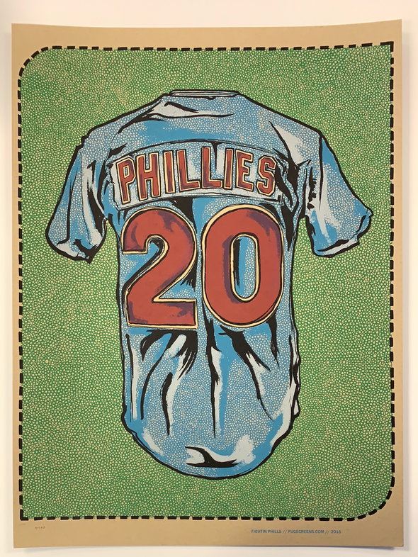 Philadelphia Phillies - 2016 Fugscreens Studios poster Mike Schmidt