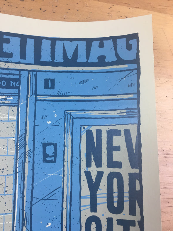 Dave Matthews Tim Reynolds - 2018 Methane Studios Poster New York City, NY Irvin