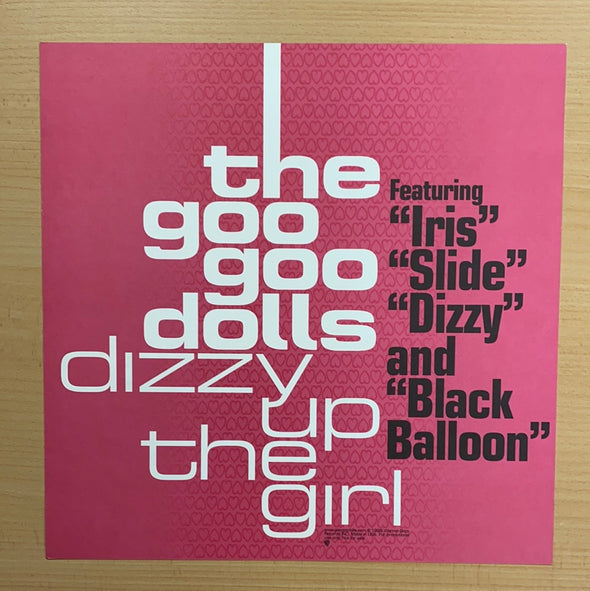 Goo Goo Dolls - 1999 original vinyl poster insert 12.31x12.31 record art