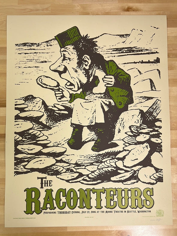 The Raconteurs - 2006 Rob Jones poster Seattle, WA