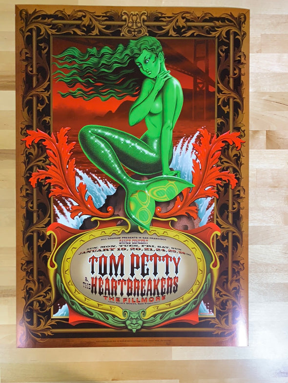 Tom Petty - 1997 Jim Phillips poster Fillmore San Fran 1st BGF 253
