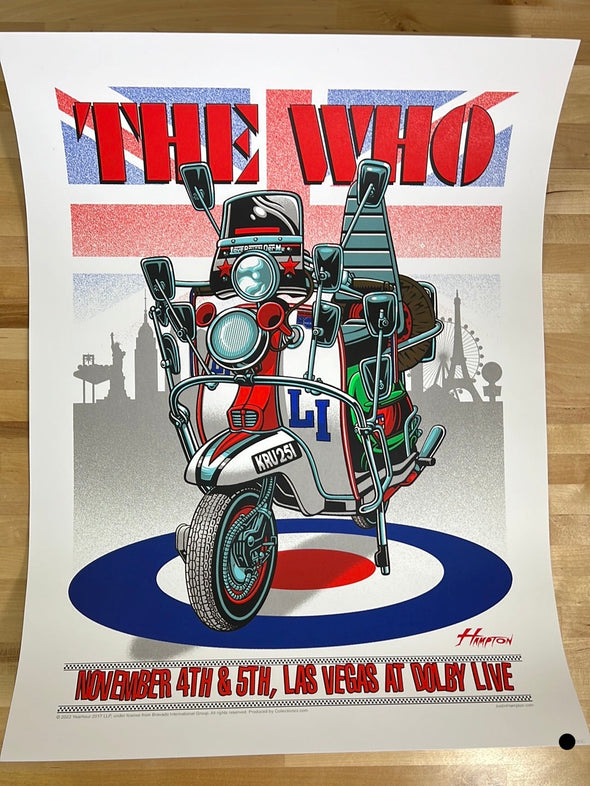 The Who - 2022 poster North America Tour Las Vegas, NV