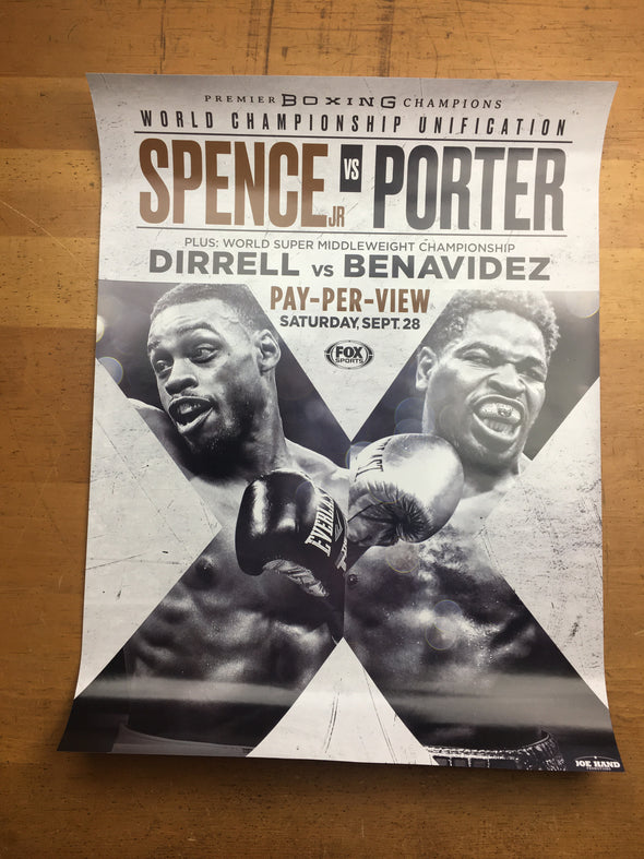 Boxing - 2019 Poster Spence Jr. vs Porter