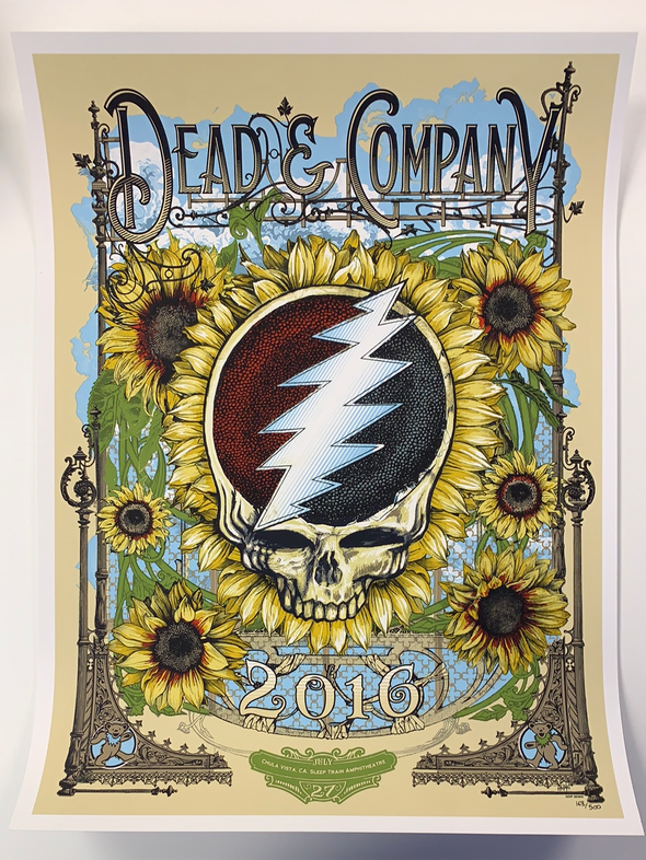 Dead & Company - 2016 poster Chula Vista, CA Summer Tour