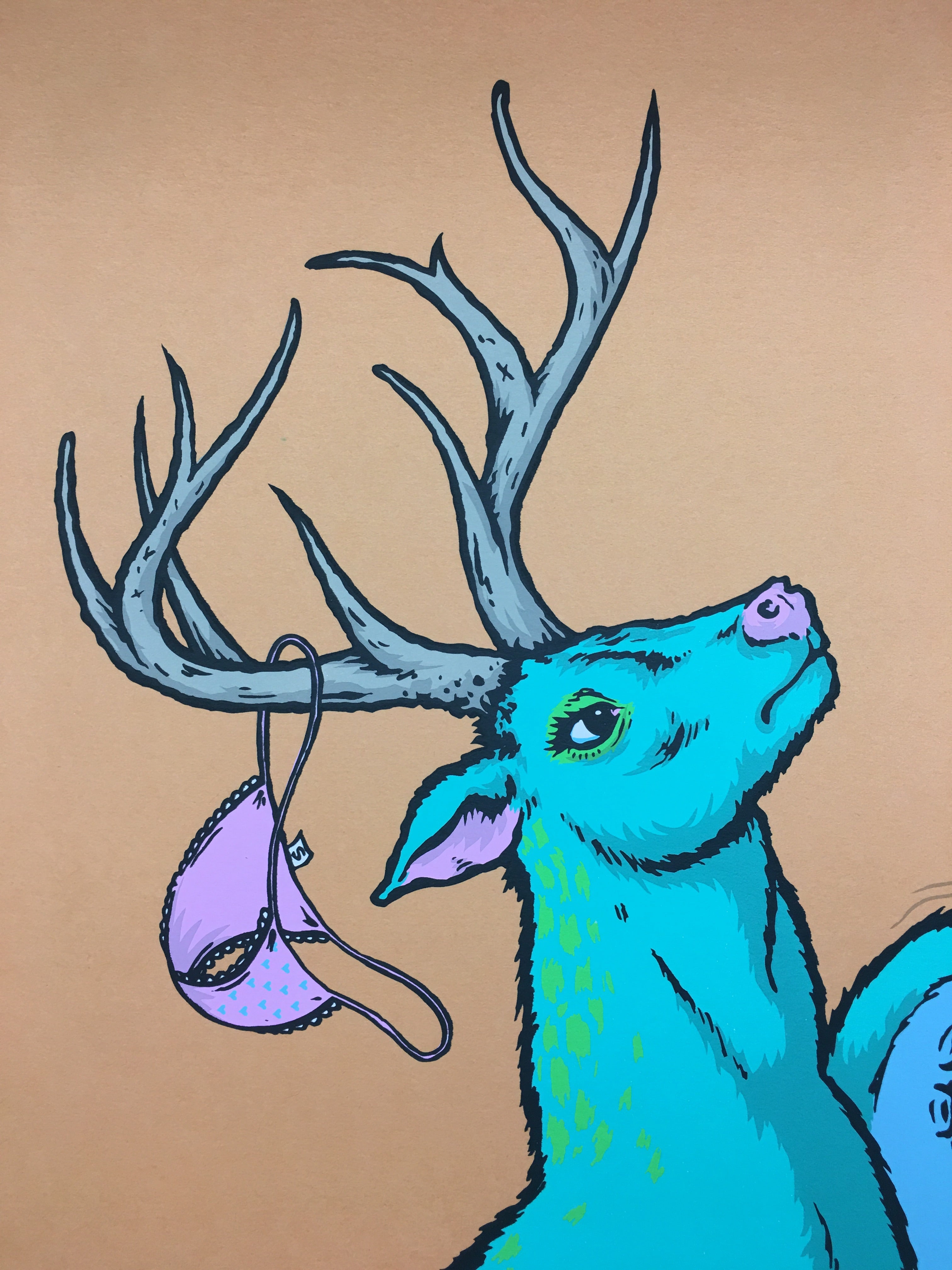 Octodeer Jerry's Octodeer - 2009 Todd Bratrud Minneapolis, MN – Sold Out Posters