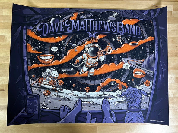 Dave Matthews Band - 2021 Darin Shock poster Cincinnati, OH