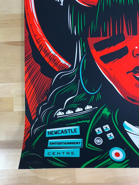 Queens of the Stone Age  - 2018 Travis Price poster Newcastle, AUS