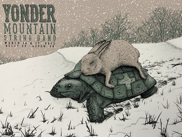 Yonder Mountain String Band - 2013 Neal Williams poster Aspen, CO