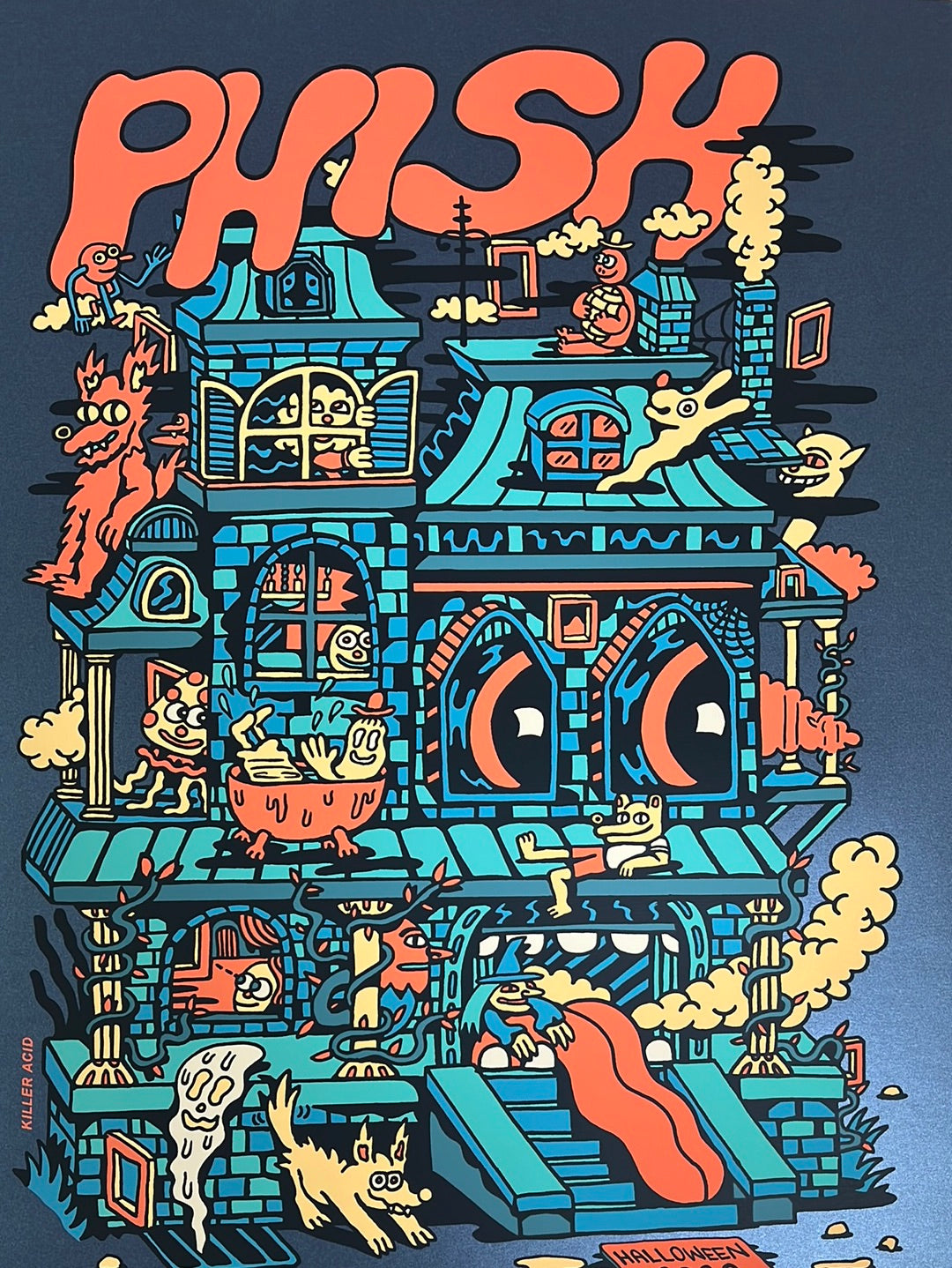 Phish - 2020 Killer Acid poster Halloween at Home art print – Sold 
