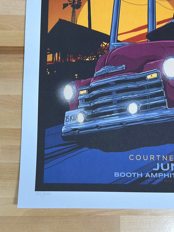 Alabama Shakes - 2015 Vance Kelly poster Cary, NC Booth Amph