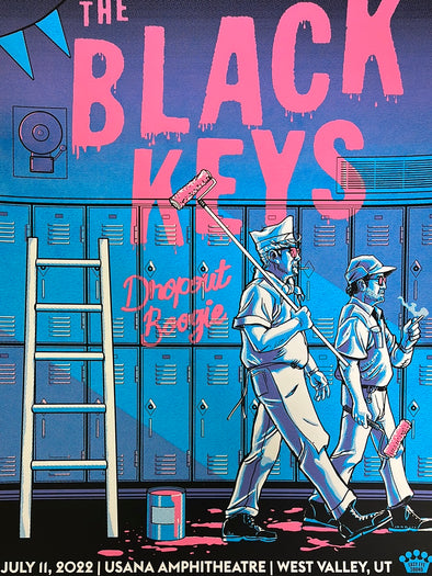 The Black Keys - 2022 Tim Doyle poster West Valley, UT