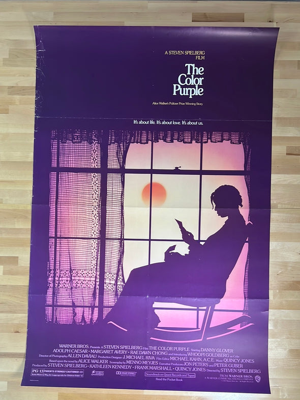 The Color Purple - 1985 one sheet movie poster original vintage 27x40