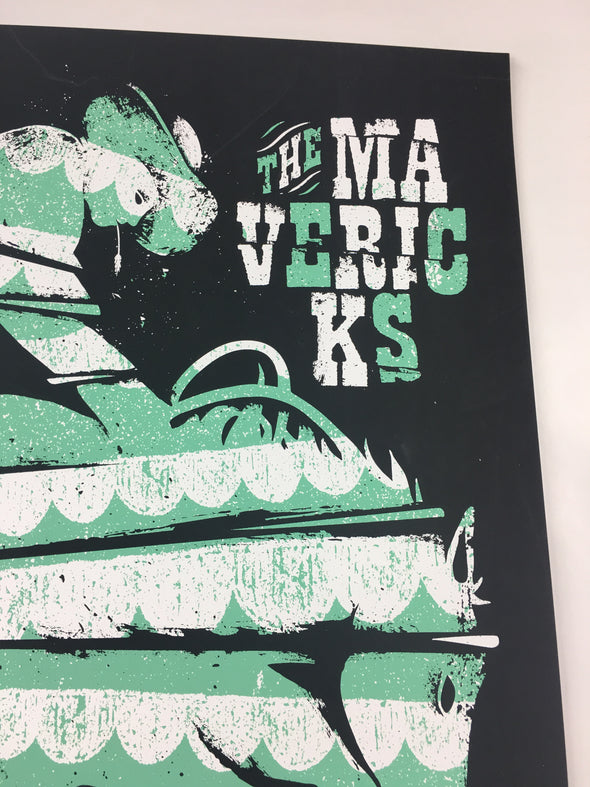The Mavericks - 2017 Max Mahn Poster Portland, OR Revolution Hall