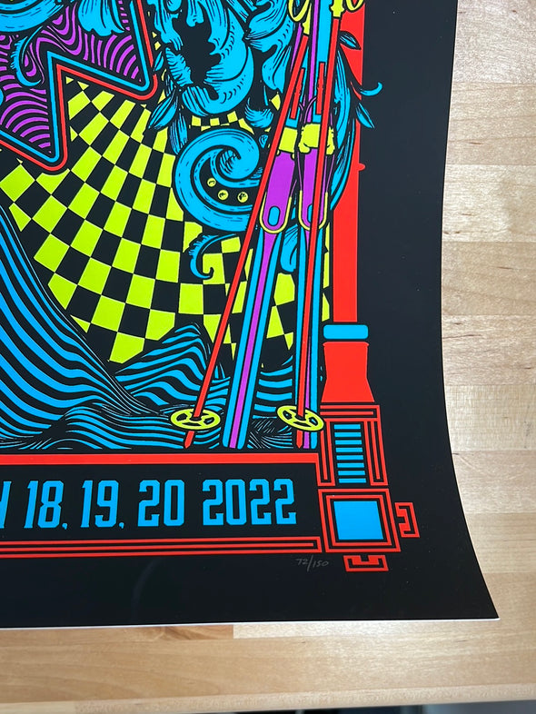 Umphrey's McGee - 2022 Lex Leaming poster Belly Up Aspen, CO