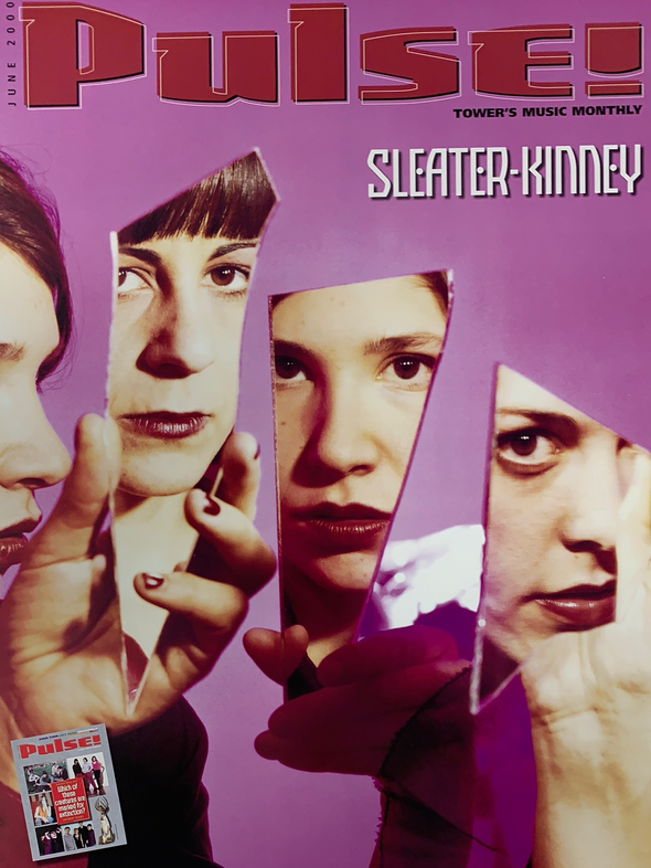 Sleater Kinney - 2000 original promo poster June Pulse Tower Music