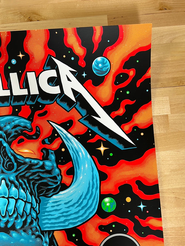 Metallica - 2022 Pitchgrim poster Santiago, Chile