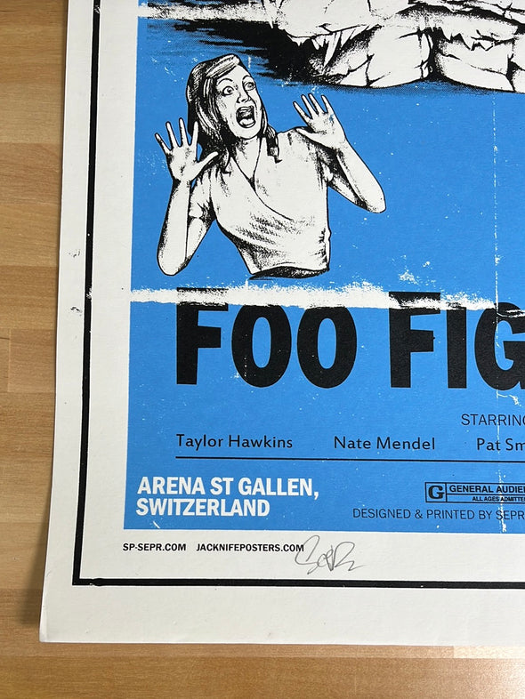 Foo Fighters - 2015 Sepr poster St Gallen, CH Switzerland