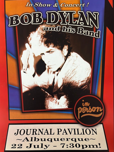 Bob Dylan - 2007 Geoff Gans poster Albuquerque, NM