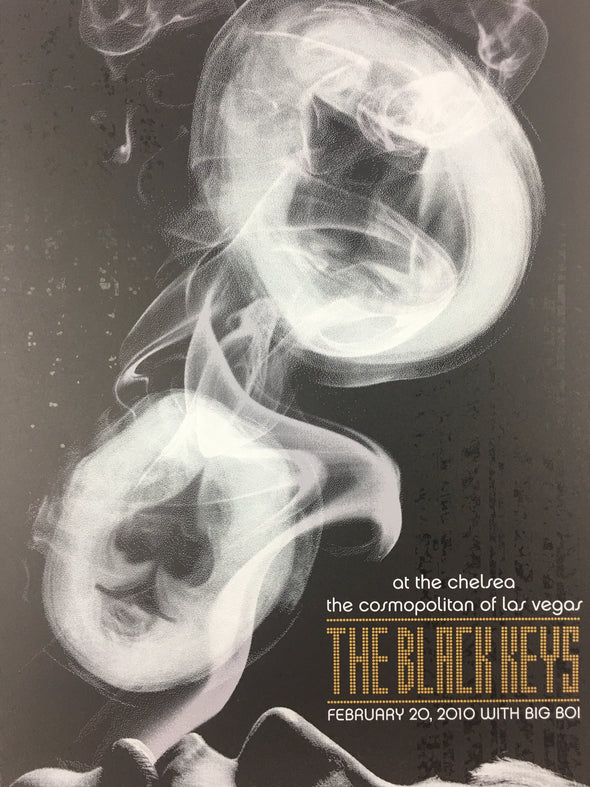 The Black Keys - 2011 Todd Slater Poster Las Vegas, NV The Chelsea Feb. 20th