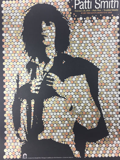 Patti Smith - 2010 Todd Slater Poster Chicago, IL Park West