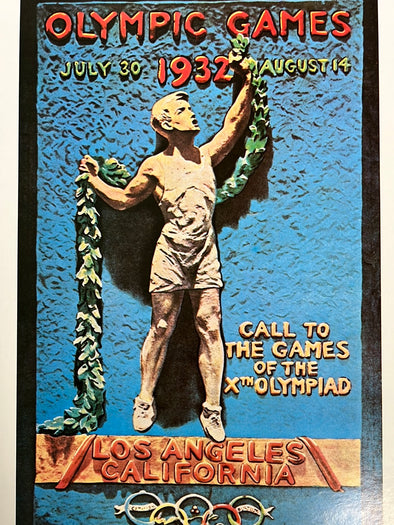 Canon Olympic Commemorative Series 1984  - poster 1932 Los Angeles, CA