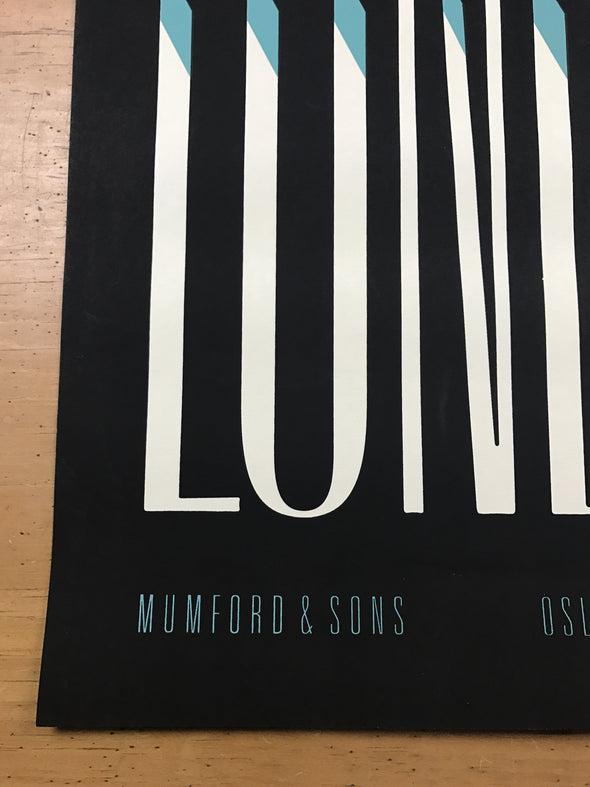 Mumford & Sons - 2015 poster London Oslo