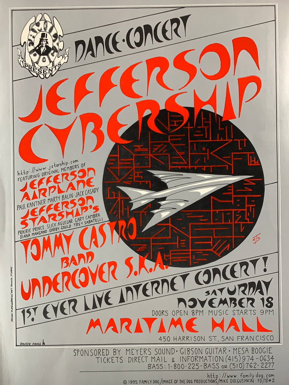 FD/ID 2 Jefferson Cybership - 1995 poster Maritime Hall San Fran 1st