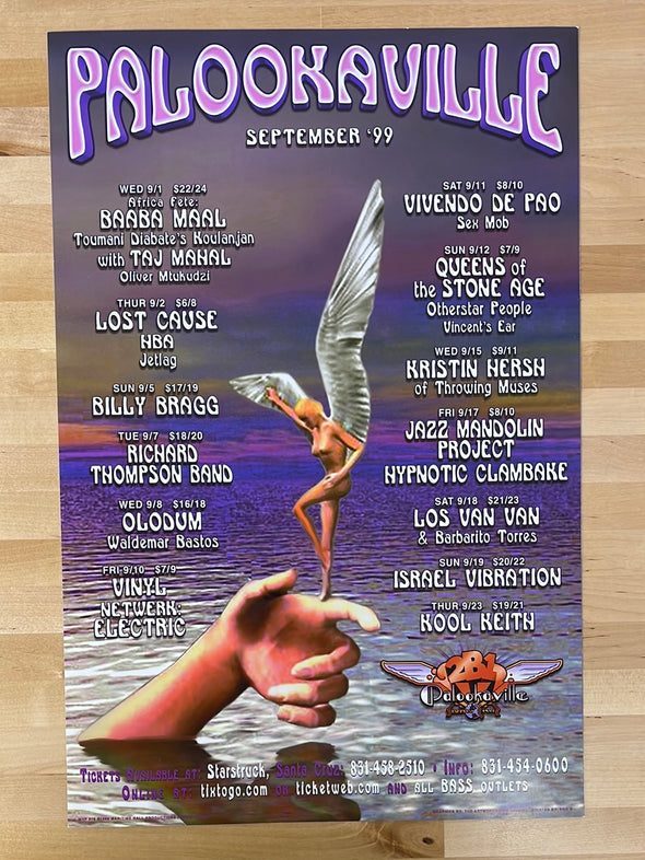 MHP 76 September - 1999 QOTSA poster Palookaville Santa Cruz, CA 1st