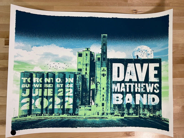 Dave Matthews Band - 2022 Zoca Studio poster Toronto, ONT Canada