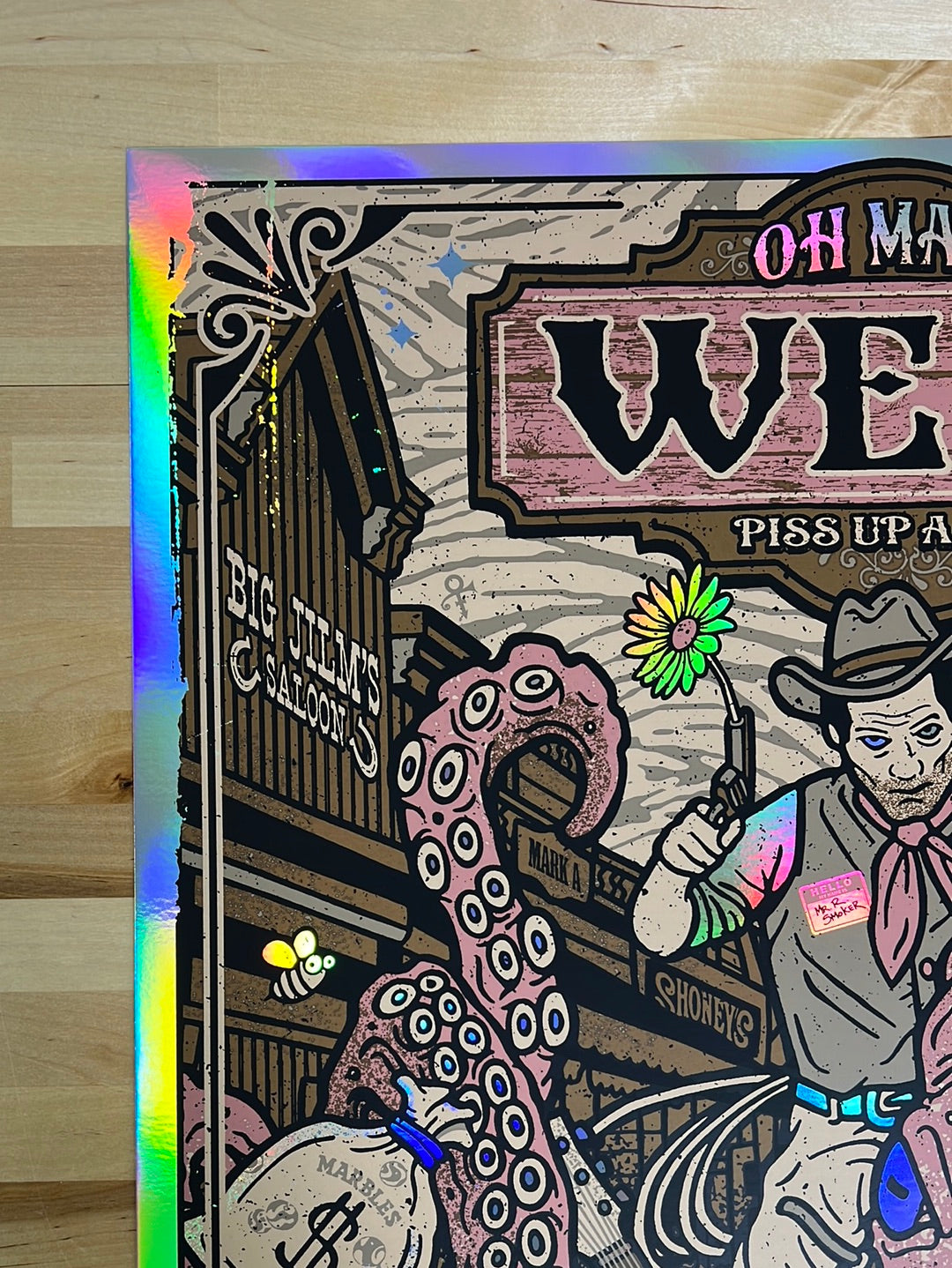Ween 2022 Gregg Gordon Poster Missoula MT FOIL Sold Out Posters ween-2022-gregg-gordon-poster-missoula-mt-foil-sold-out-posters