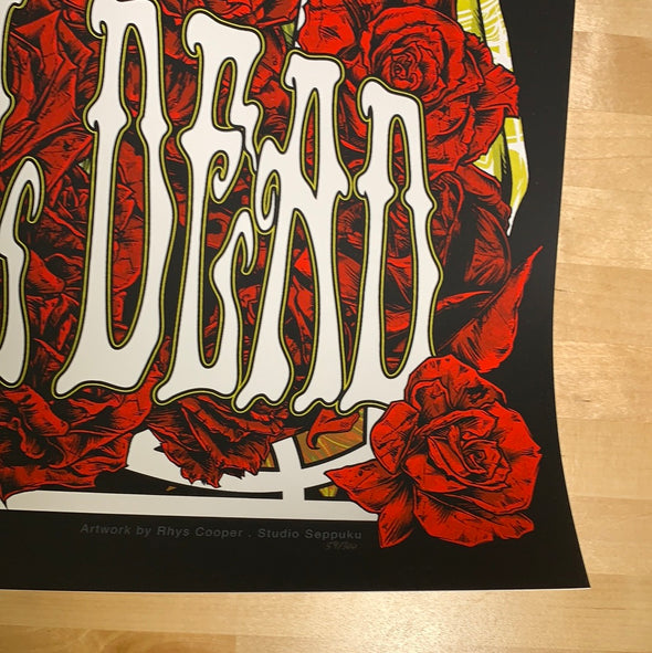 Grateful Dead - 2021 Rhys Cooper poster art print 1st ed
