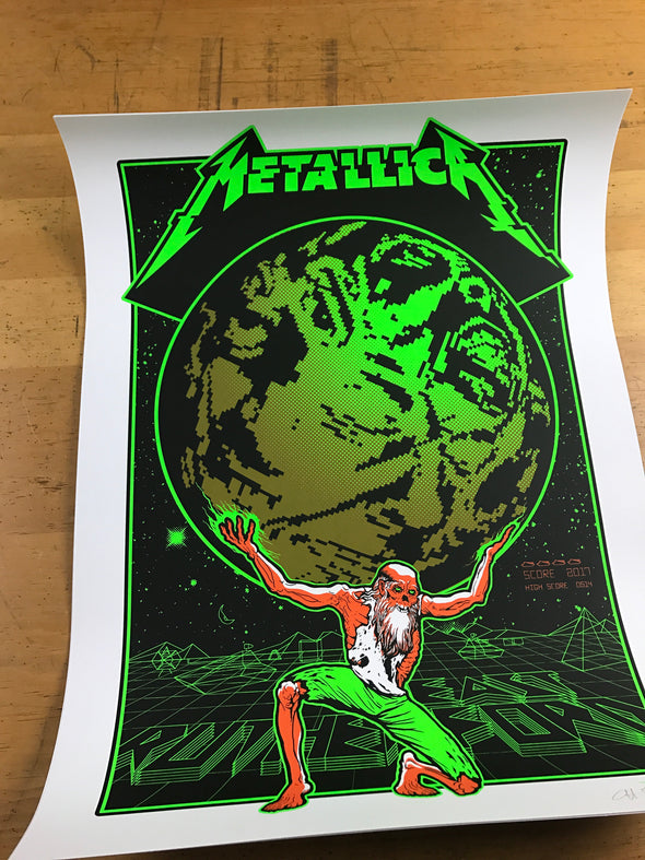 Metallica - 2017 Ames Brothers poster East Rutherford, The Meadowlands S/N