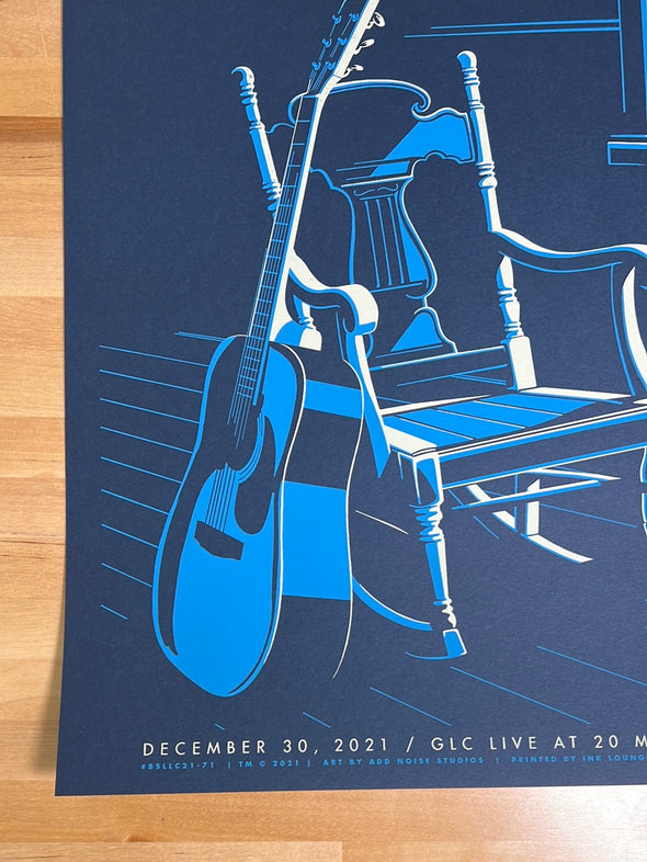 Billy Strings - 2021 Mike Tallman poster Grand Rapids, MI 12/30 1st