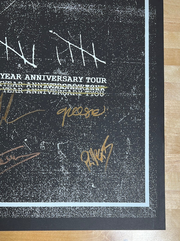Norma Jean - 2015 poster 10 year anniversary tour print Autographed
