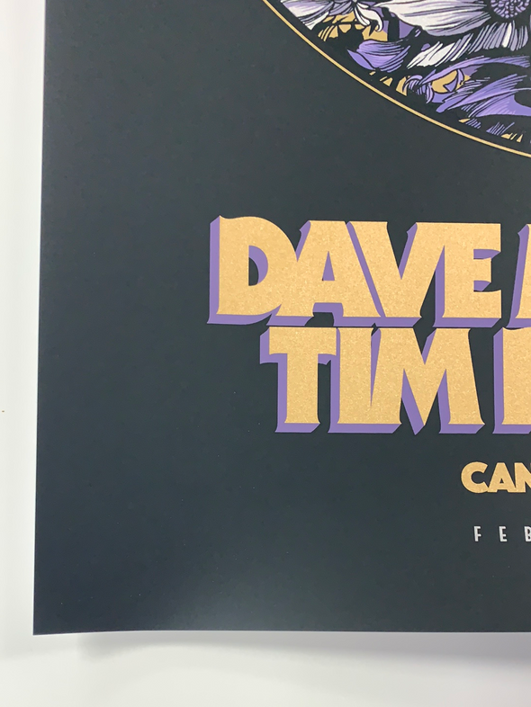 Dave Matthews Band - 2020 Ken Taylor poster Cancun, MEX Moon Place