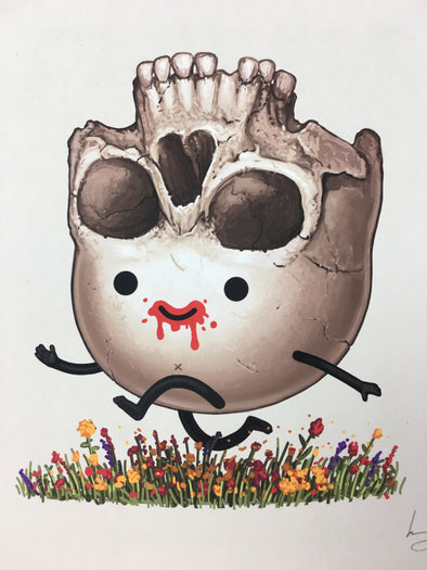 Steve - 2017 Mike Mitchell Art Print limited edition skull