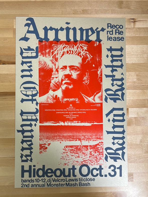 Arriver, Den of Vipers, Rabid Rabbit - poster Hideout Chicago, IL