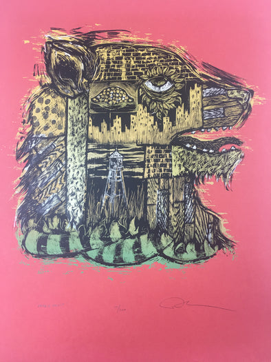 Prarie Ghost - 2008 Dan Grzeca Poster Art Print