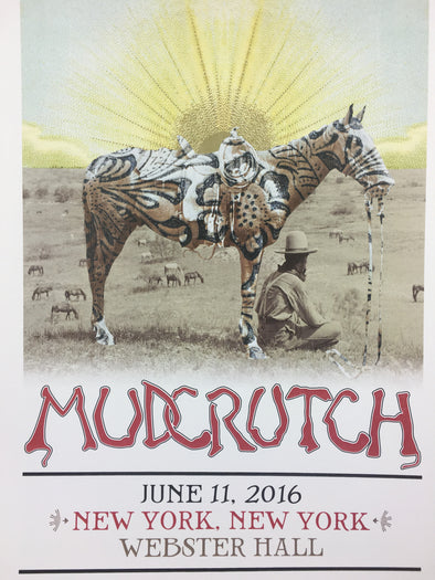 Mudcrutch - 2016 poster New York, NY Webster Hall Tom Petty