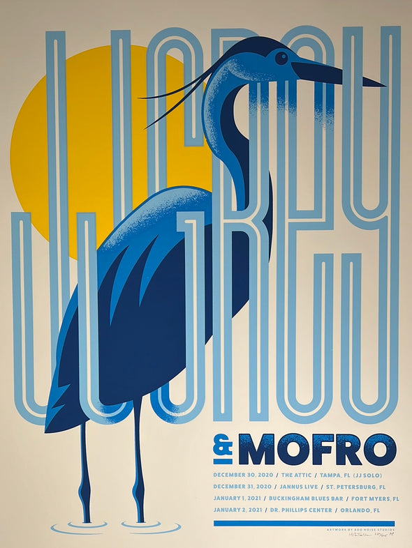 JJ Grey & Mofro - 2021 Mike Tallman poster Florida