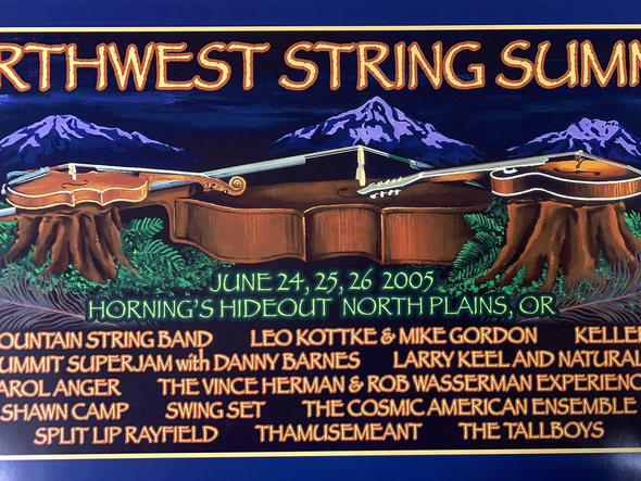 Northwest String Summit - 2005 Brian Langeliers poster Plains, OR Horning's Hideout