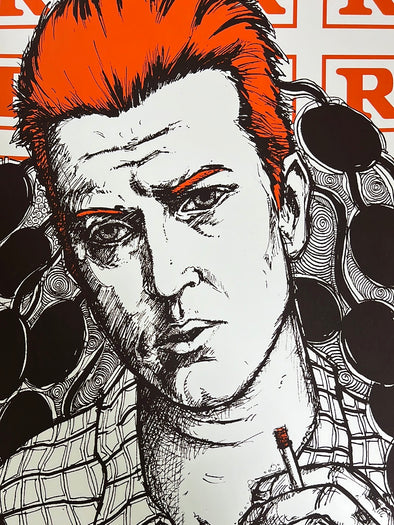 Red - 2013 Jermaine Rogers poster art print Josh Homme