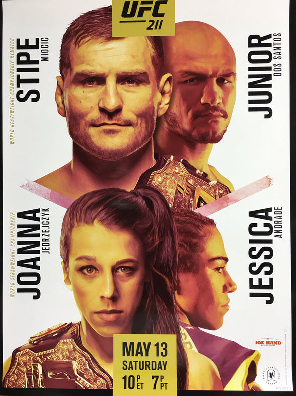 UFC 211 - 2017 Poster- Miocic vs Dos Santos