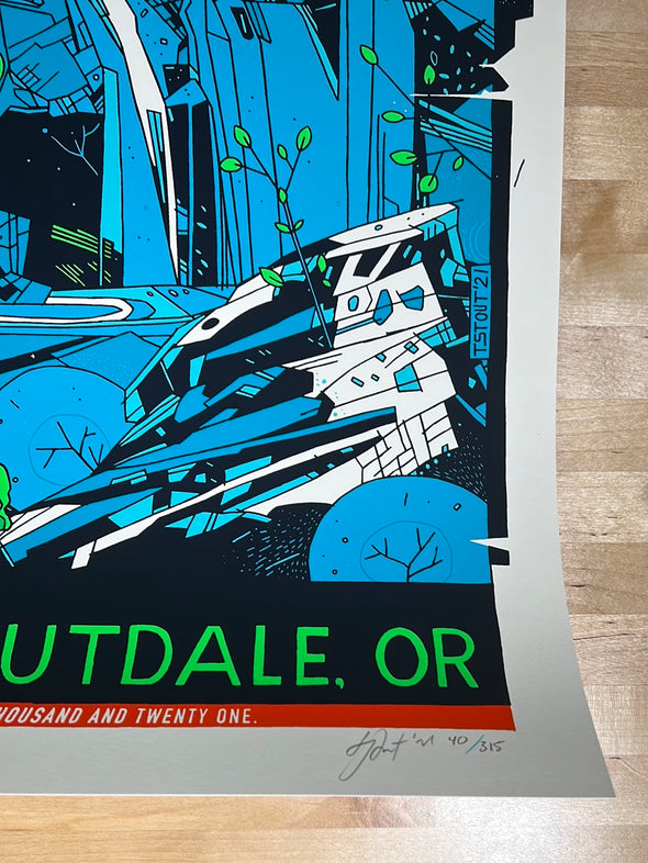 My Morning Jacket - 2021 Tyler Stout poster Troutdale, OR