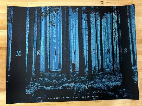 The Melvins - 2018 Dan McCarthy poster Boston, MA 1/128