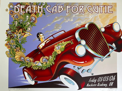 Death Cab For Cutie - 2006 Emek poster Manchester, GBR