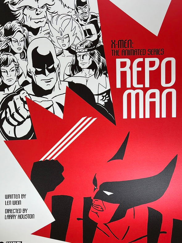 X-Men: The Animated Series: Repo Man - 2021 JJ Lendl poster Marvel